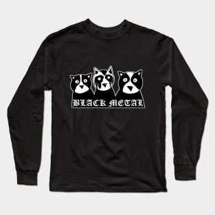 BLACK METAL CATS Long Sleeve T-Shirt